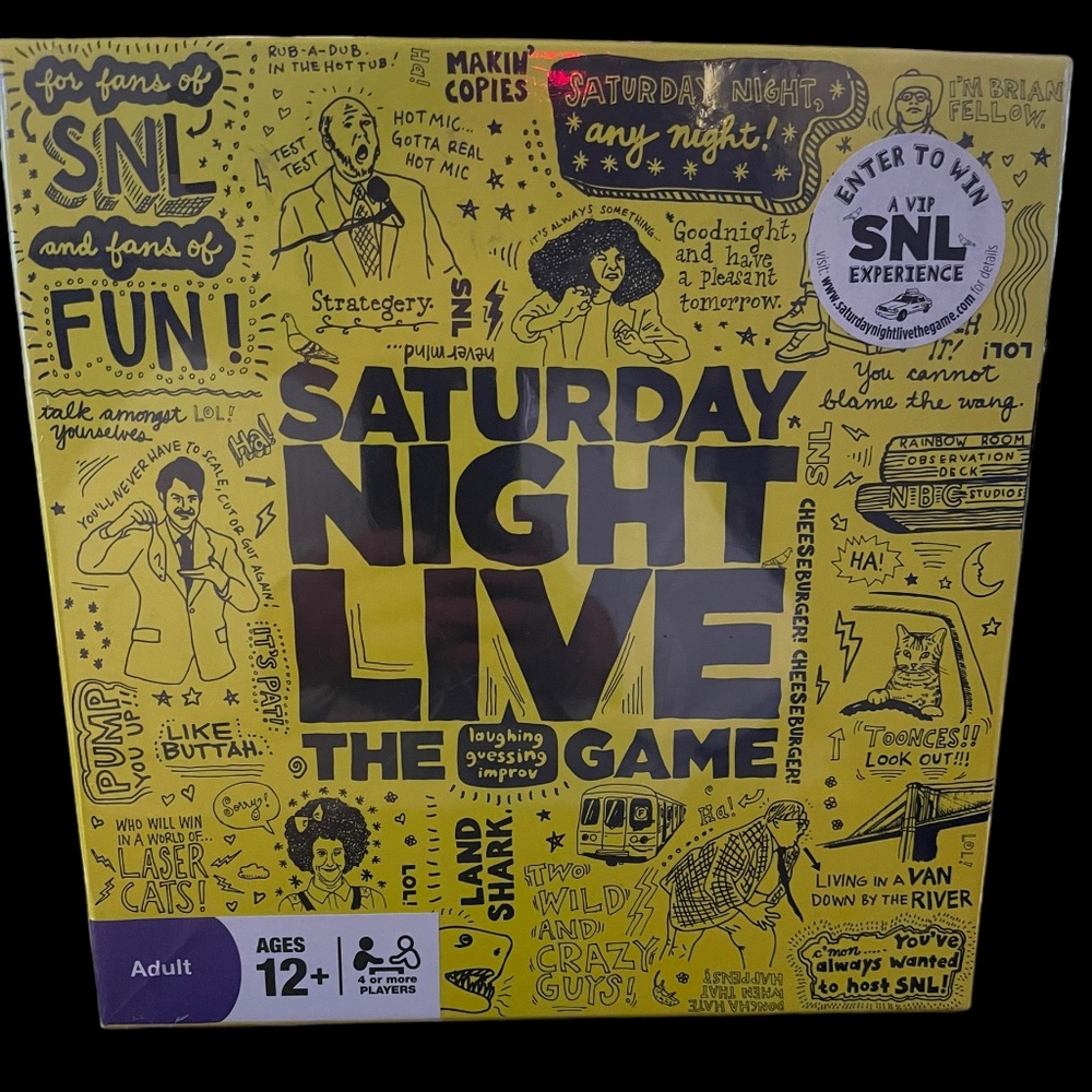 Saturday Night Live Board Game 2010 Sealed Trivia Comedy Activities SNL